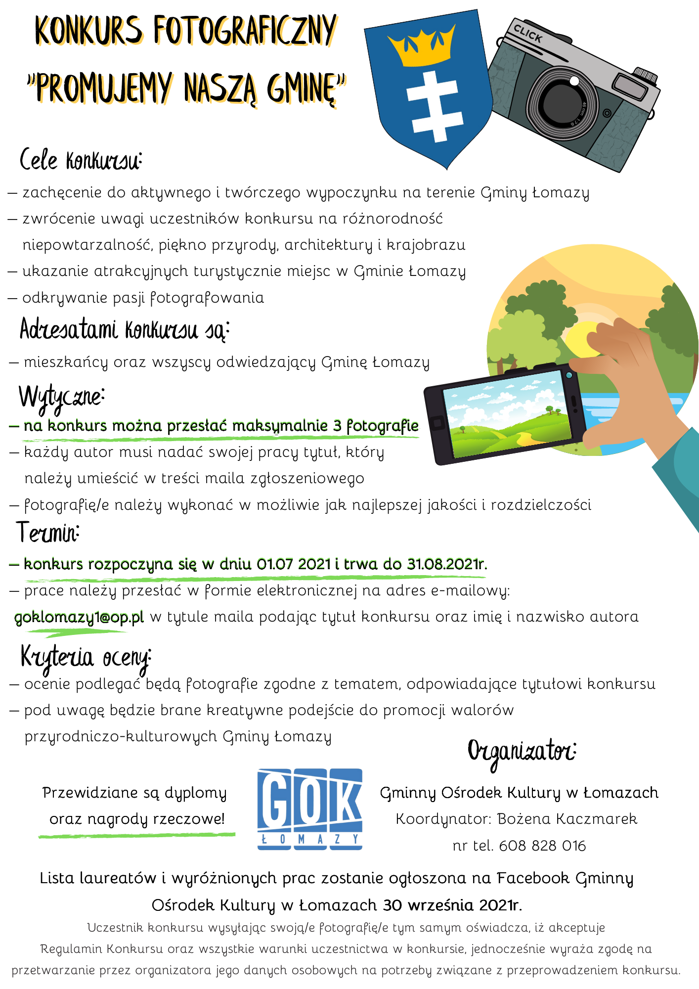 Konkurs Fotograficzny - Plakat Konkurs Fotograficzny - Plakat