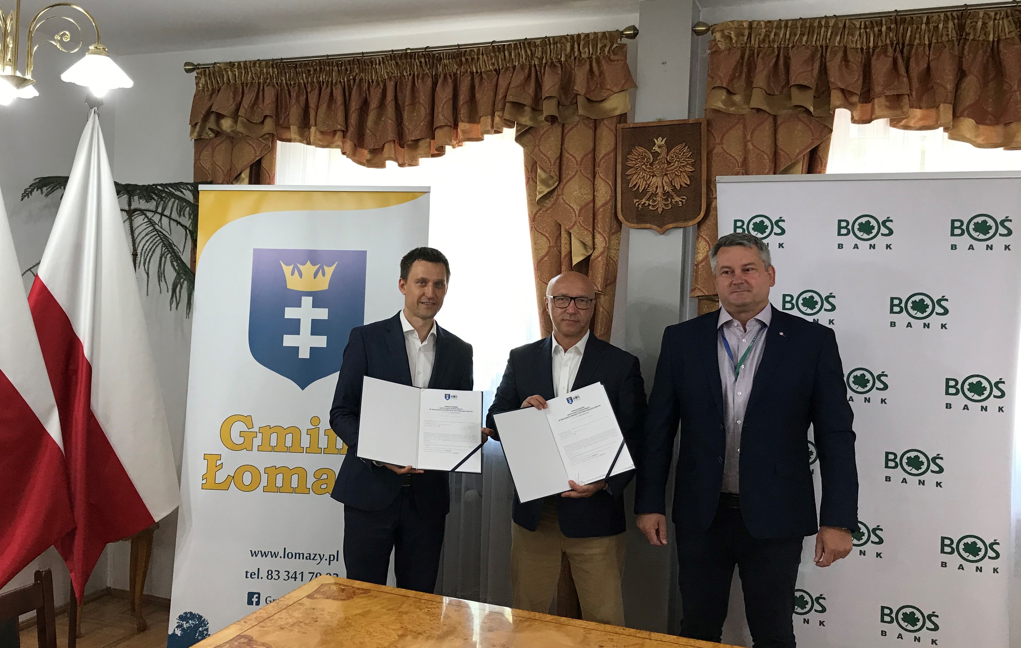 podpisanie umowy z BOŚ podpisanie umowy z BOŚ