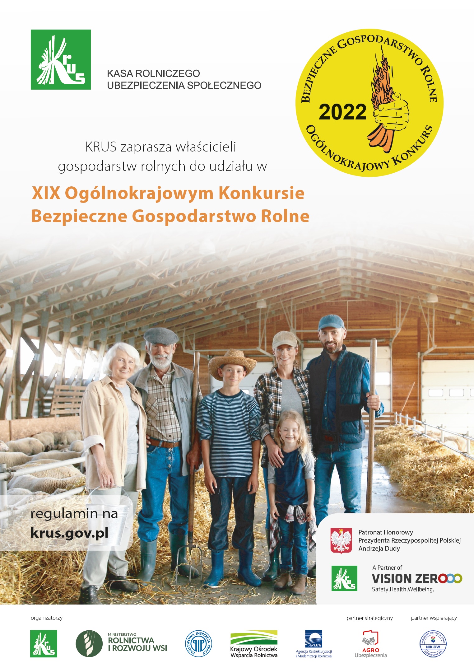 Bezpieczne Gospodarstwo Rolne - plakat Bezpieczne Gospodarstwo Rolne - plakat