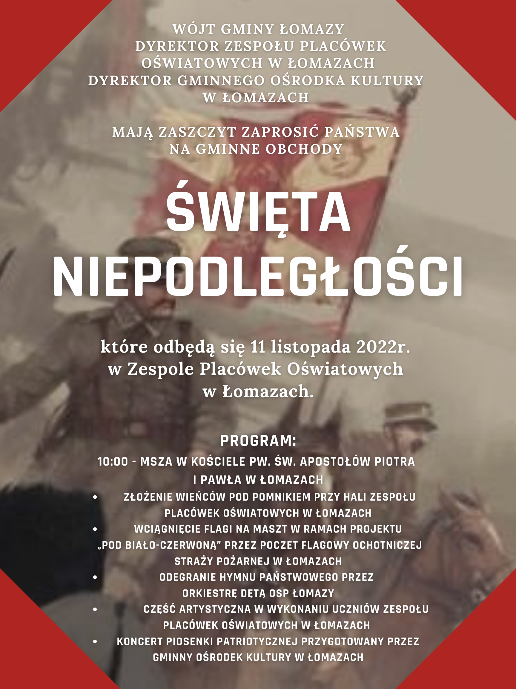Plakat Święto Niepodległości