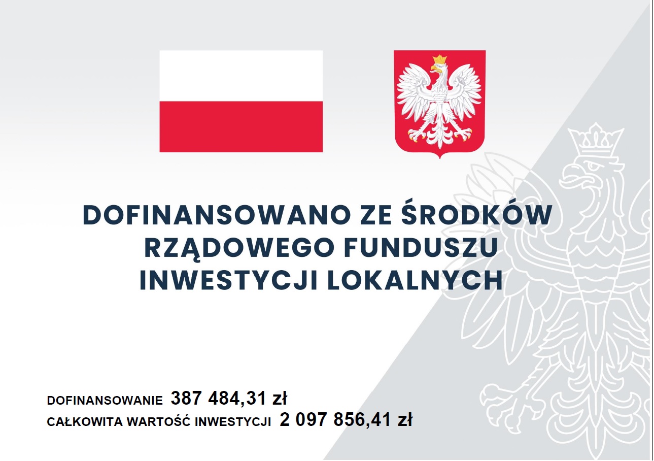 Fundusz Inwestycji Lokalnych - Tablica Fundusz Inwestycji Lokalnych - Tablica