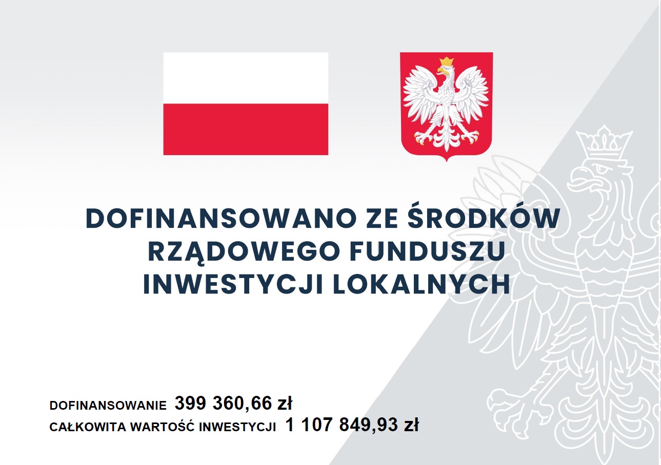 Fundusz Inwestycji Lokalnych - Tablica Fundusz Inwestycji Lokalnych - Tablica